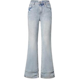 LINCCHIC金羽杰2026年春季新品弹力微喇牛仔裤S261JE008YY