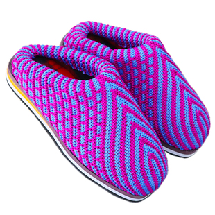 纯手工毛线编织棉拖鞋成品男女冬居家棉靴加厚防滑保暖婚嫁陪嫁鞋