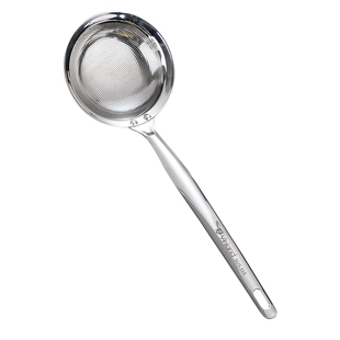 英国316不锈钢打沫勺滤网漏勺过滤撇浮沫厨房家用食品级滤油网筛