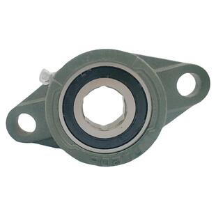 农机外球面轴承内六方6角UC204 205 206 207 208带菱形座铸铁轴壳