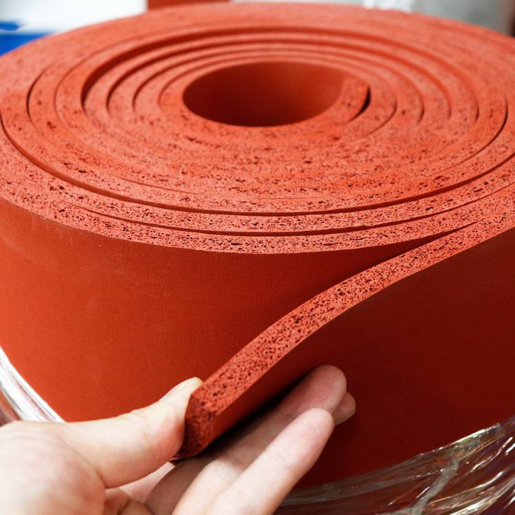 新款直销工厂直销耐高温发泡硅胶板海绵垫热转印防滑硅胶发泡板硅