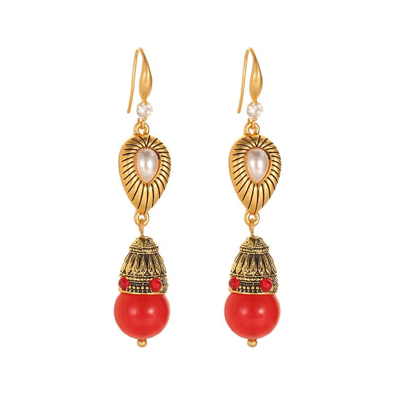 JosephWarner中古红玛瑙女耳环