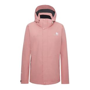 SCALER思凯乐户外冲锋衣男三合一拆卸秋冬防风防雨加厚羽绒外套女