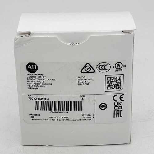 溢价-700-CFB310EJ工业继电器罗克韦尔AB700
