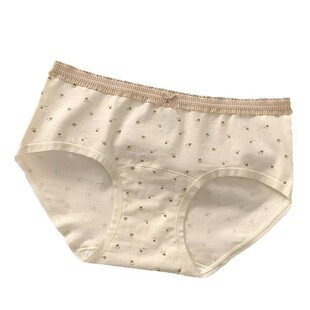 复古碎花兔子女生高弹内裤益生菌全棉抗菌裆少女蕾丝边中腰三角裤