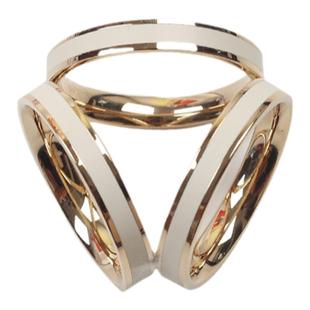 适用于爱马仕磁吸扣白色丝巾扣高档两用围巾打结真丝方巾奢华配饰