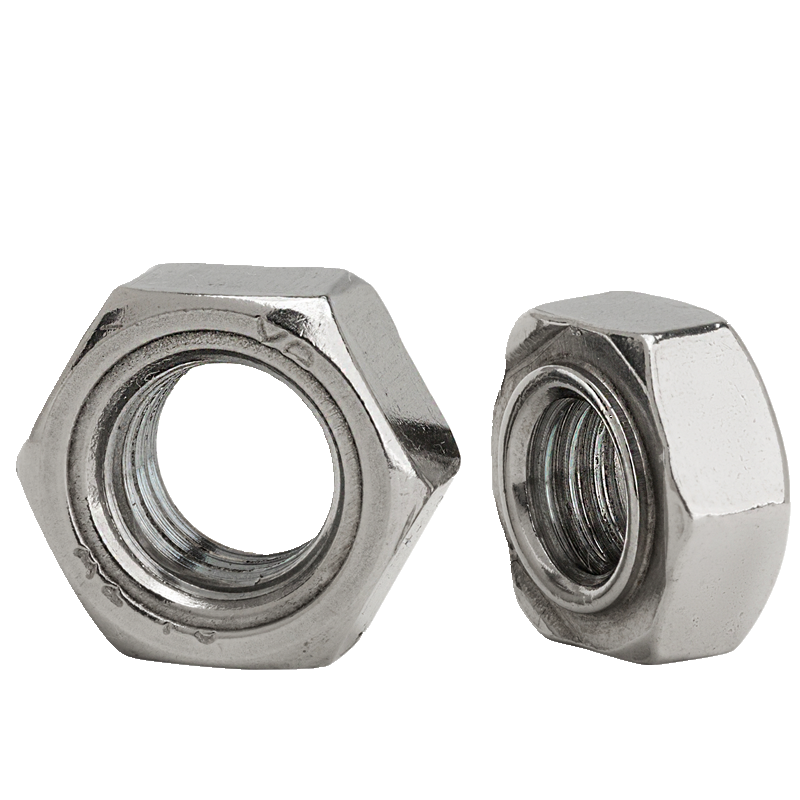 201/304不锈钢碳钢六角焊接螺母 点焊台阶碰焊无脚无角M3M6M8-M16