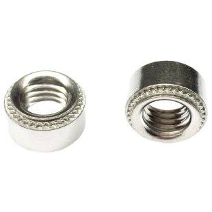 304不锈钢压铆螺母压板螺母花齿压卯钣金圆螺帽CLS-M3M4M5M6M8M10