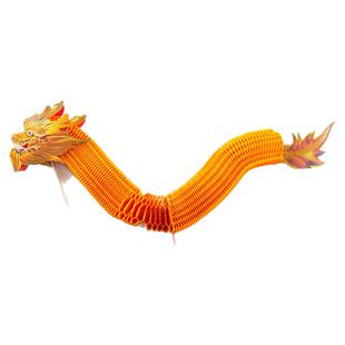 2026新年装饰纸龙花灯春节灯笼挂饰古风拉花舞龙过年马年氛围挂件