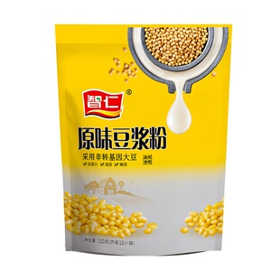 智仁原味纯豆浆粉未添加白砂糖黑豆五谷杂粮早餐豆奶植物蛋白冲饮
