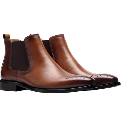 马丁英伦布洛克高帮切尔西靴