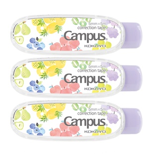 日本kokuyo国誉原纸色修正带迷你形便携按动款学生用campus大容量