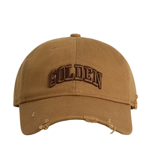 Golden Goose男女JOURNEY米色棉质棒球帽GGDB