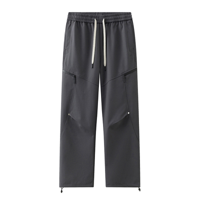 不起球不褪色加绒加厚工装长裤男