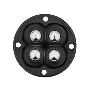 粘贴式万向轮子滚轮静音耐磨钢珠尼龙滑轮迷你小轮子牛眼轮免打孔