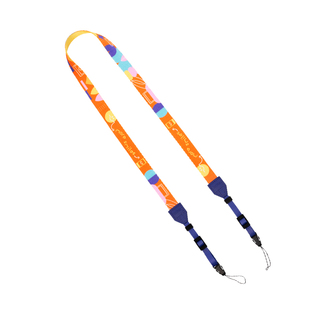 富士一次成像立拍立得相机肩带几何橙印相机挂绳通用可爱卡通肩带