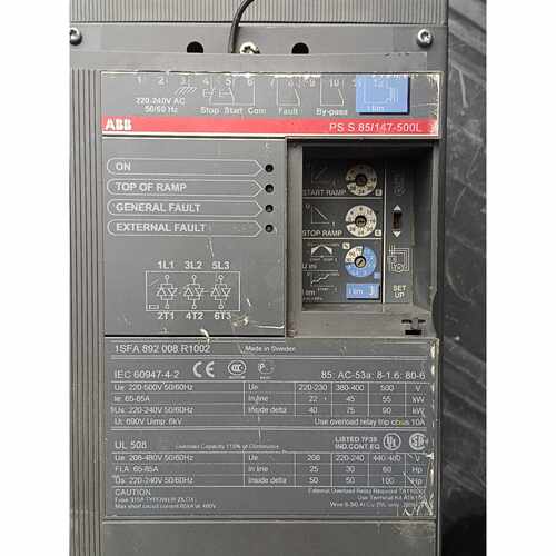 在线议价ABB软启动PS S 85/147-500L 55/95kw