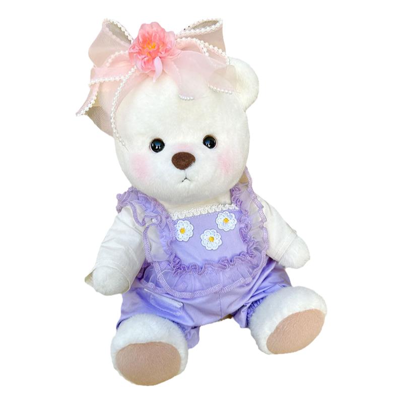 莉娜小熊衣服30cm中号着夏天替小雏菊背带裤套装手作娃衣玩偶换装