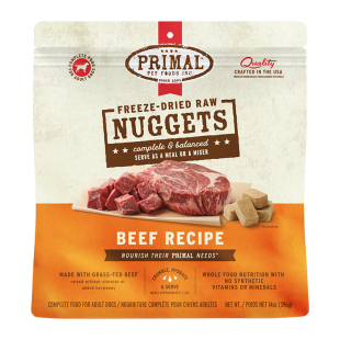 美国进口Primal普瑞摩生骨肉冻干犬粮主食鸡肉牛高蛋白pr全价狗粮