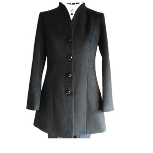 厂家直销中国农业银行职业工装冬装毛呢大衣男女款移动工装呢大衣