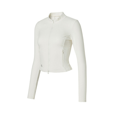 xexymix杰克茜韩国进口休闲女修身短款瑜伽服运动立领HXJA0114F