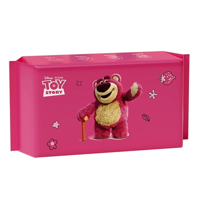 迪士尼草莓熊洗脸巾一次性悬挂抽取式加厚棉柔巾干湿两用正版授权