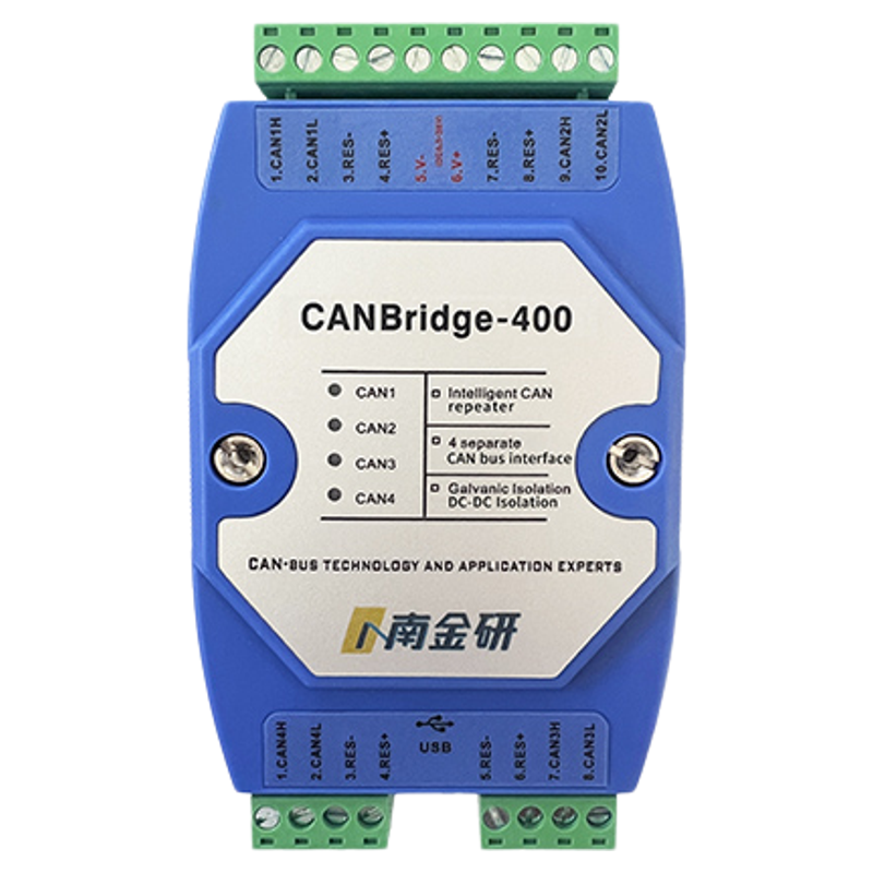 来可电子工业级4路CAN总线隔离器模块 中继器隔离栅CAN网桥隔离器