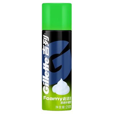 吉列剃须泡软化胡须顺滑剃刮