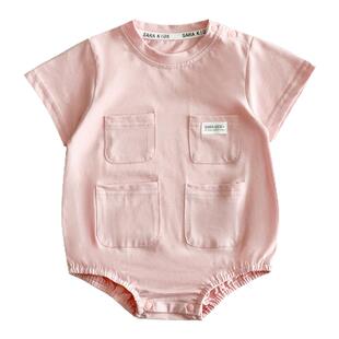 包屁衣男孩超萌婴儿衣服夏薄款男宝宝短袖连体衣夏季满月幼儿哈衣