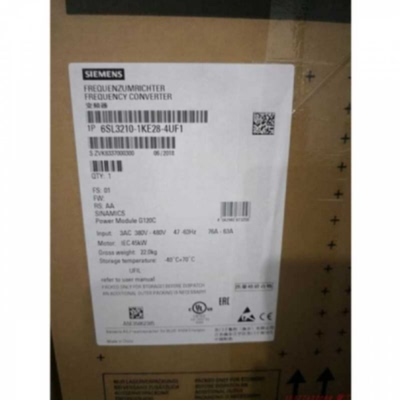 议价6SL3210-1KE28-4UF1 西门子G120C变频器 45kW 6SL32101KE284U
