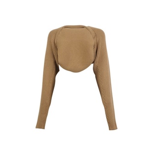 YSH/针织半截罩衫 瑜伽保暖外搭气质披肩秋冬运动开衫外套健身服