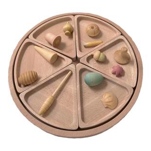 REGGIO感官盆益智幼儿园分格蒙氏瑞吉欧玩具收纳欧美亚马逊同款