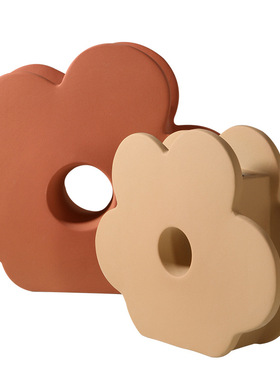 花朵造型艺术插花花器陶瓷玄关