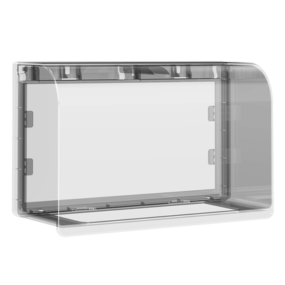 86型二位插座加高防水盒粘贴式