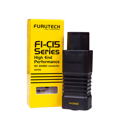 古河美标电源线IEC母插FI-C15(G)日本Furutech镀金超薄插头插尾HI