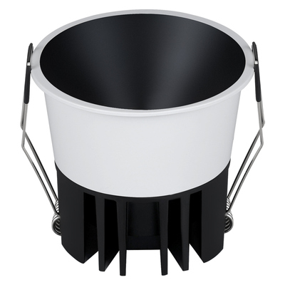 防眩窄边射灯中古奶油风全光谱小山丘柔光嵌入式筒灯客厅过道极简