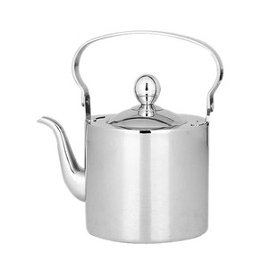 特厚不锈钢茶水壶酒店饭店餐厅用泡茶壶带滤网高档提梁水壶大容量