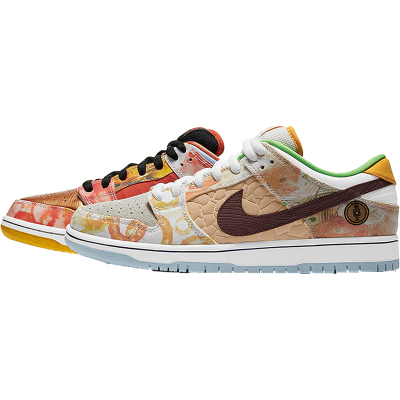 Nike/耐克官方正品男女同款鸳鸯色防滑耐磨低帮板鞋 CV1628-800