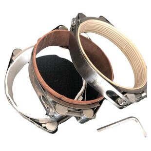 堵漏修补卡箍高温蒸汽管道堵漏酸碱管道消防水管堵漏304不锈钢卡