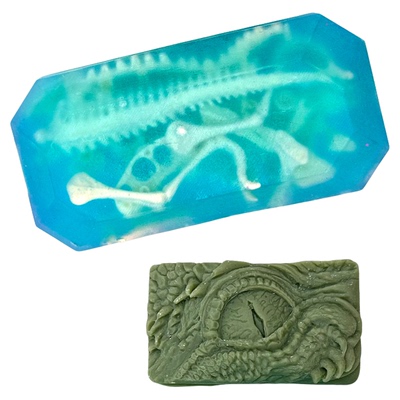 皂泥挖宝恐龙骨架挖掘玩具