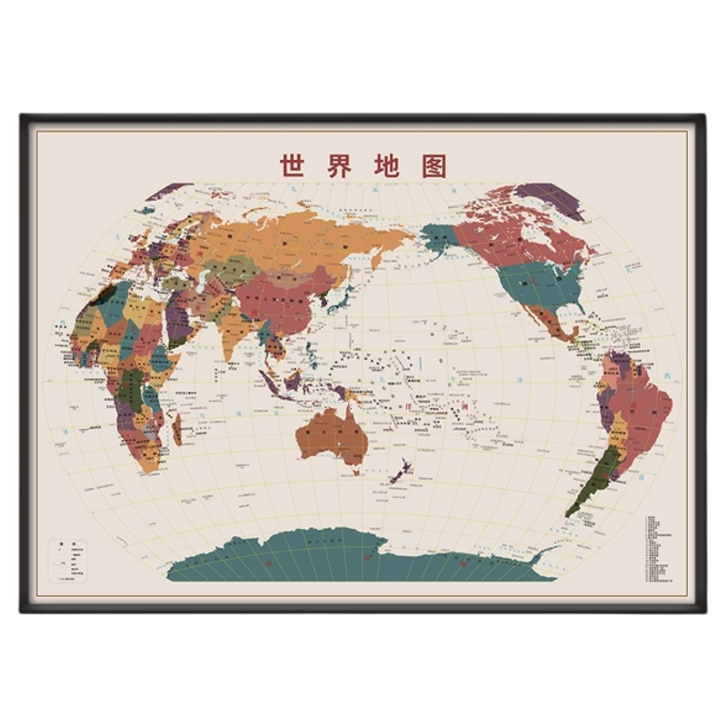 中国旅游打卡地图磁吸冰箱贴
