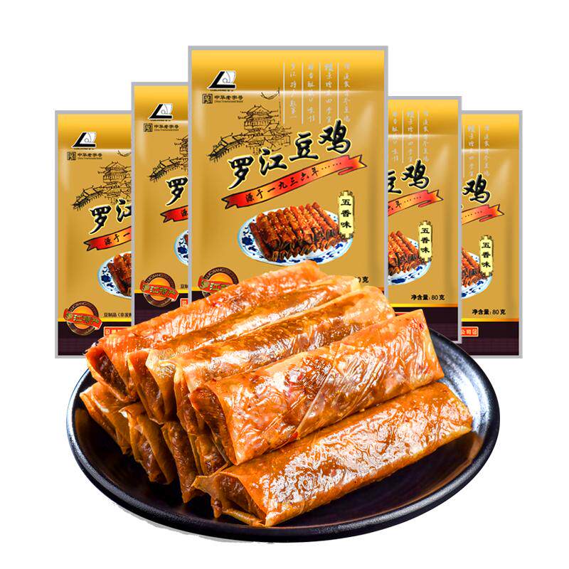 罗江豆鸡四川德阳特产
