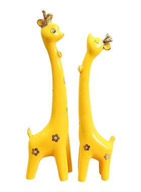 宏赫北欧描金长颈鹿套装