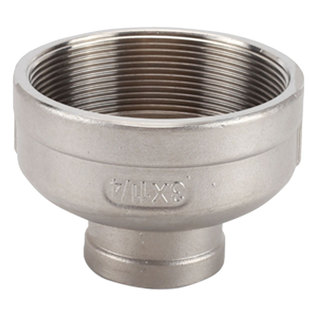 304不锈钢内丝直接变异径管古1.2/1.5/2/2.5/3/4寸水管大小头转接