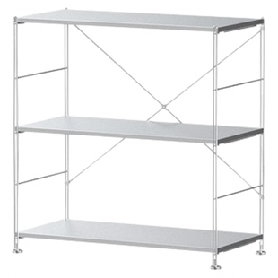 霜山不锈钢厨房落地置物架微波炉烤箱小家电收纳架窄型厨具储物架