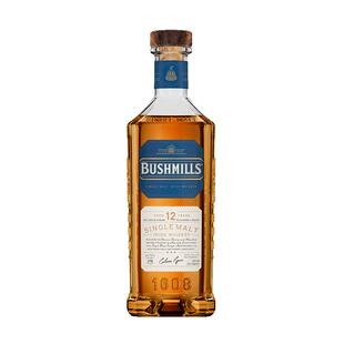 布什米尔Bushmills12年单一麦芽爱尔兰原瓶进口威士忌 三桶陈酿