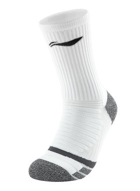 李宁篮球袜子高筒精英实战足球