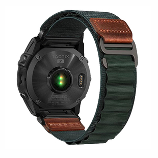 适用Garmin佳明Fenix8 pro高山尼龙enduro3皮标epix表带tactix8