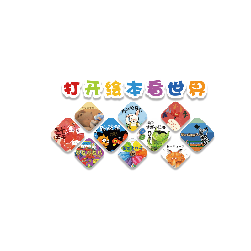 幼儿童园阅读区布置装饰图书吧角览室文化绘本馆墙面走廊环创主题