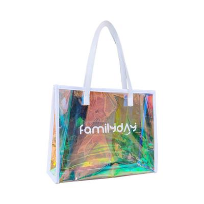 礼品袋幻彩pvc镭射圣诞聚会